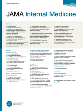 Cover of a JAMA Internal Medicine issue.