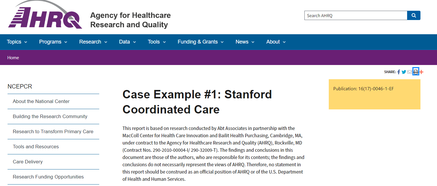 New Models Of Primary Care Workforce And Financing Case Example