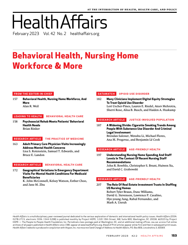 Cover of "Understanding Nursing Home Spending And Staff Levels In The Context Of Recent Nursing Staff Recommendations"